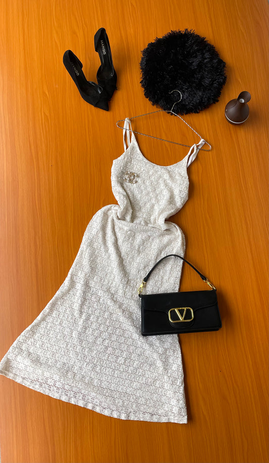 Robe Mi-longue en Dentelle